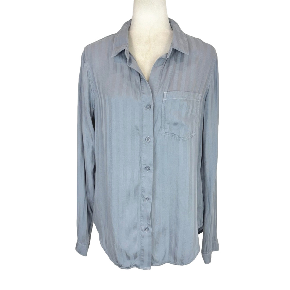 Cloth & Stone blue-grey shirt